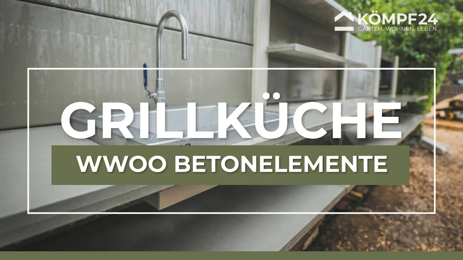 WWOO Designbeton-Outdoorküche Paco – Bild 3
