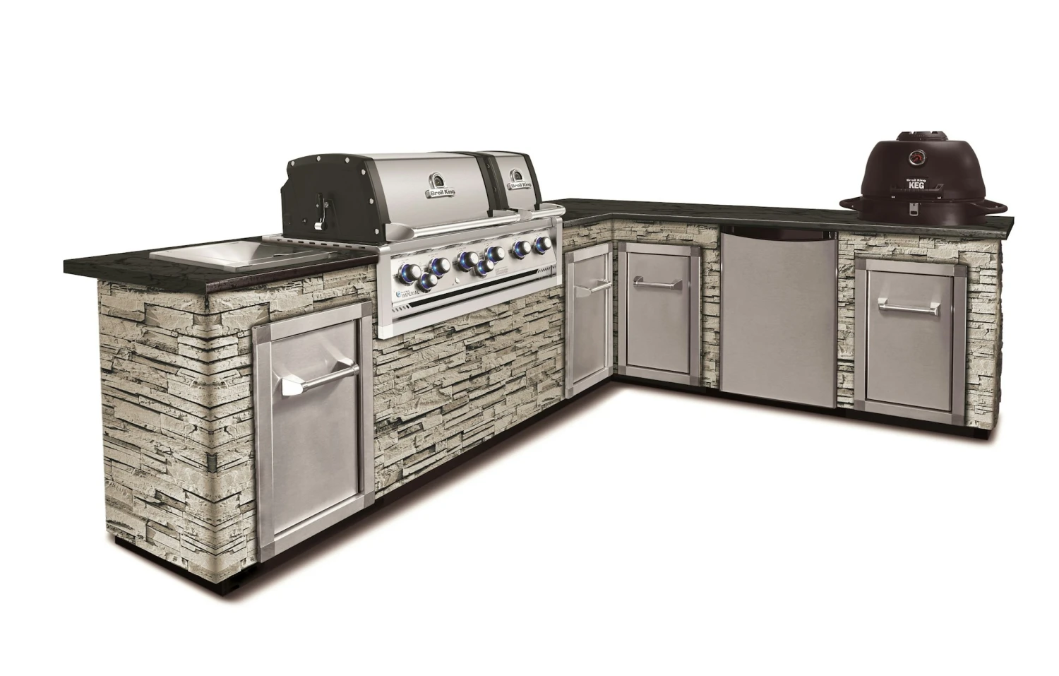 Broil King Imperial S 690 Built-In Einbaugrill Inkl. Grillbesteck, Gussplatte & Wokeinsatz – Bild 6