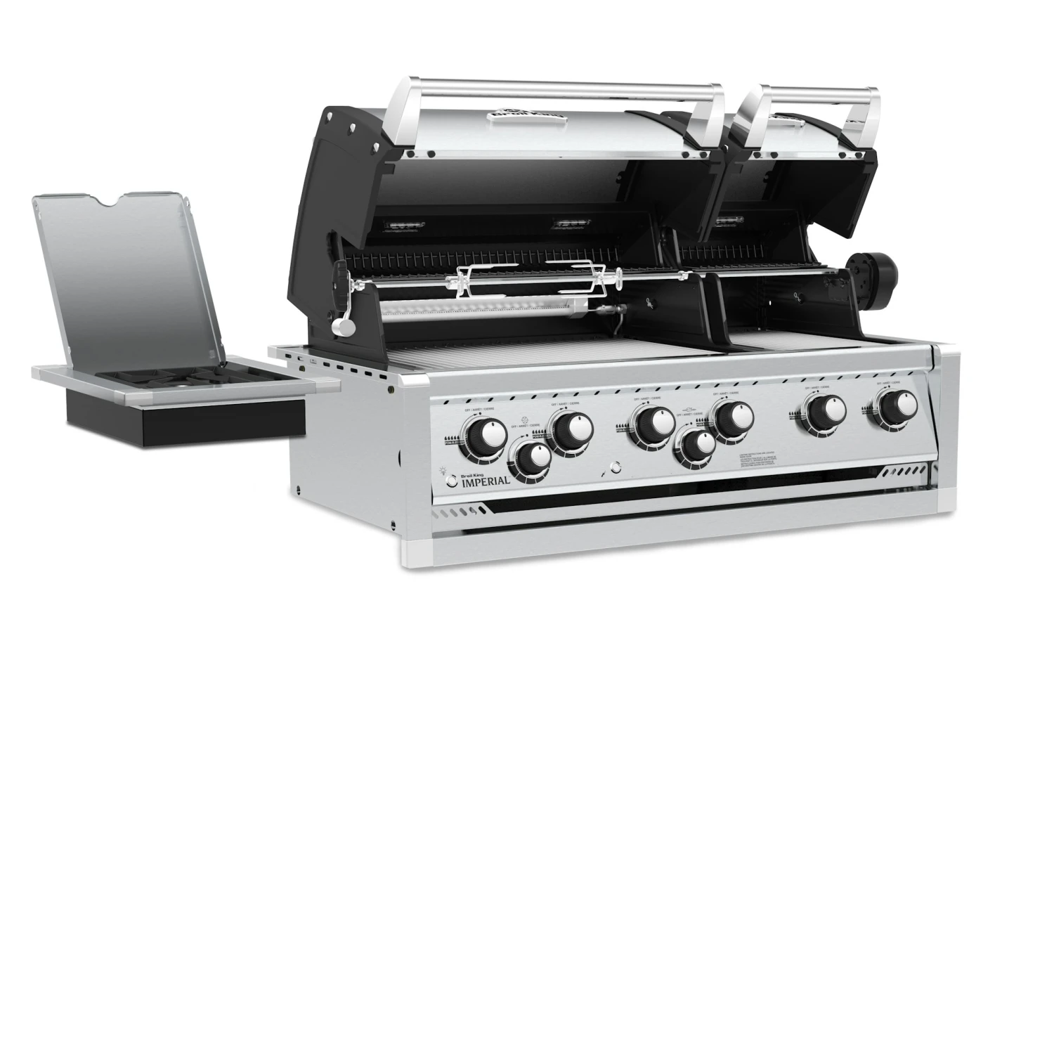 Broil King Imperial S 690 Built-In Einbaugrill Inkl. Grillbesteck, Gussplatte & Wokeinsatz – Bild 4